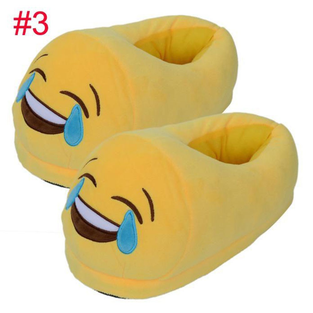 emoji bedroom slippers