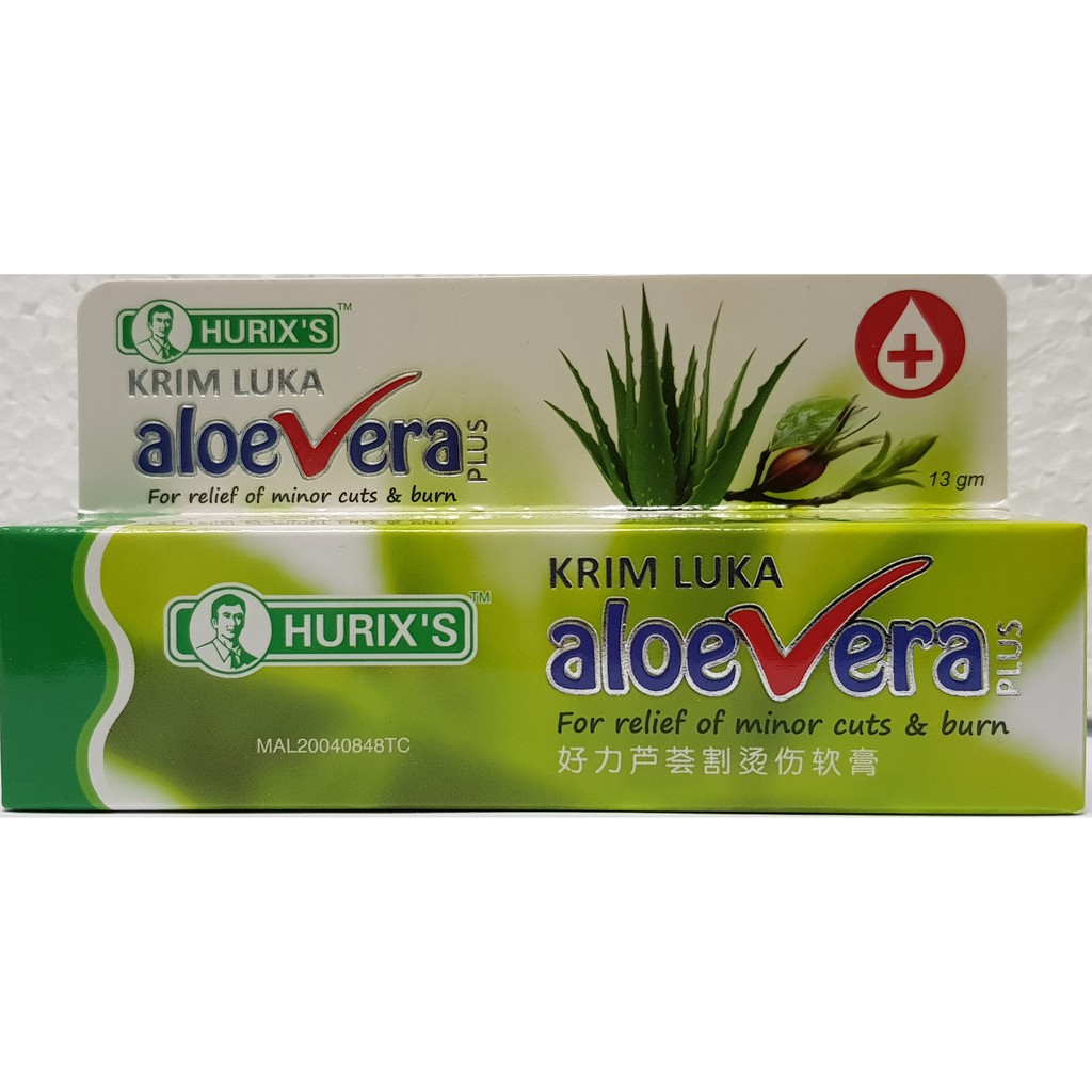Hurix S Aloe Vera Plus Antiseptic Cream 13g Exp 08 2023 Shopee Malaysia