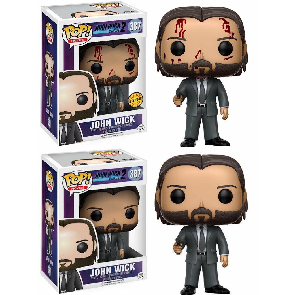 Funko Pop Movies Chapter 2 - John Wick#387 Chase Vinyl ...