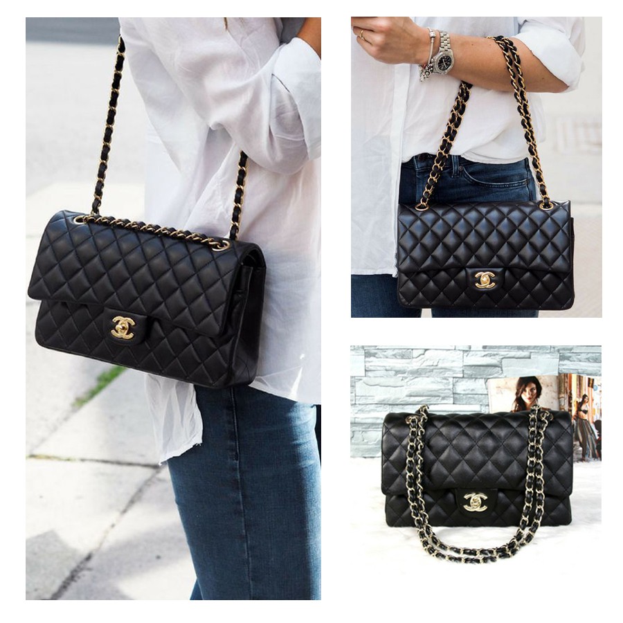 chanel classic black