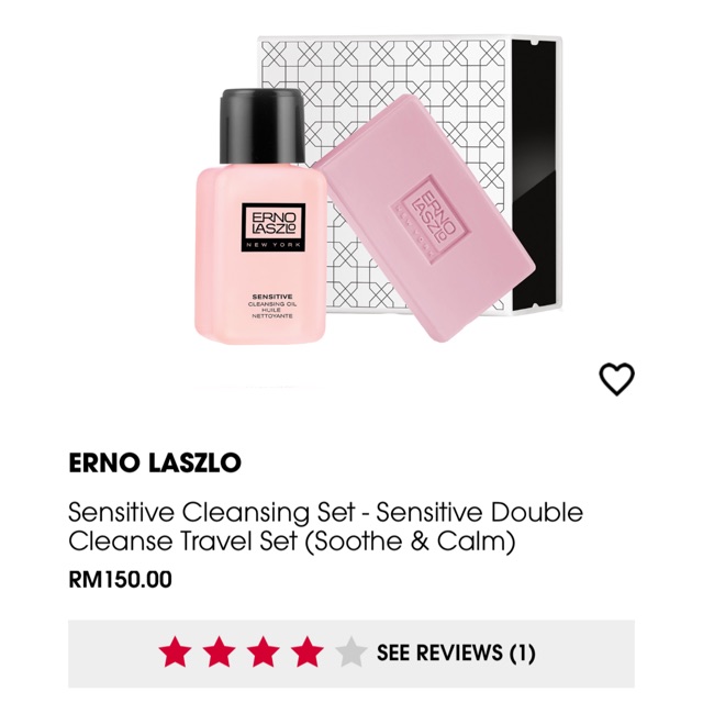 erno laszlo sensitive cleansing oil