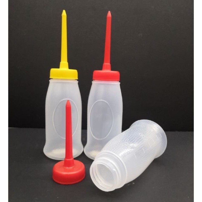 Plastic Squeeze Bottle / Botol Minyak Muncung Panjang / Squeeze Oil Bottle  / Singer Oil Bottle / Botol Minyak Singer