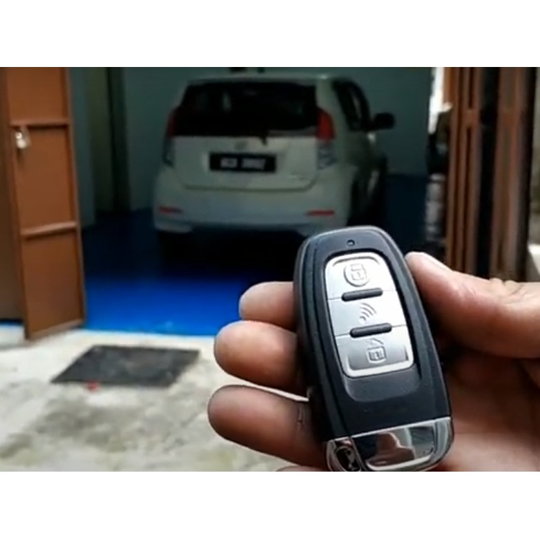 Leon Perodua Myvi Fully Keyless Entry Intelligent Smart Alarm System With Push Start Button And Engine Auto Start Module Shopee Malaysia