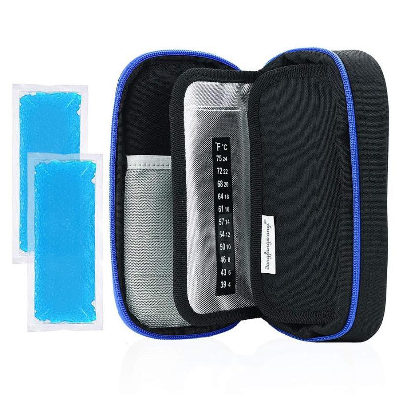 EverToner Insulin Cooler Travel Case - Medication Diabetic Insulated Organizer Portable Cooling Bag for Insulin Pen and Diabetic