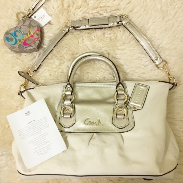 coach ashley signature satchel