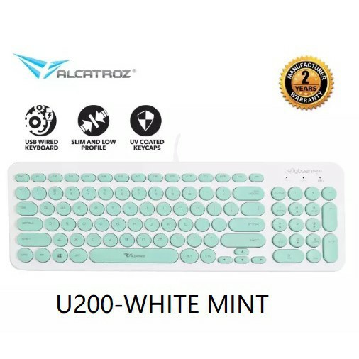Alcatroz JellyBean U200 USB Wired Keyboard For PC and Laptop KEYBOARD