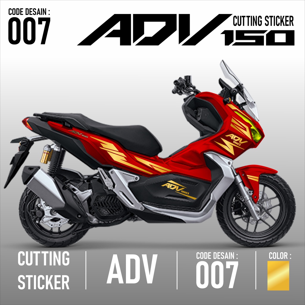 Cutting Sticker Adv Motor Accessories Sticker Honda Adv Schotlite Cutting Sticker Striping