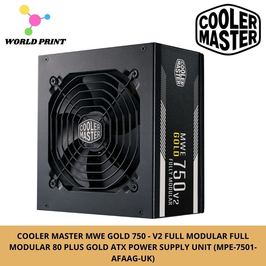 COOLER MASTER MWE GOLD 750 - V2 FULL MODULAR FULL MODULAR 80 PLUS GOLD ...