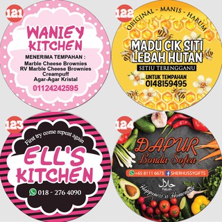 STICKER PRODUK LABEL STIKER MURAH 4CM 100pcs | Shopee Malaysia