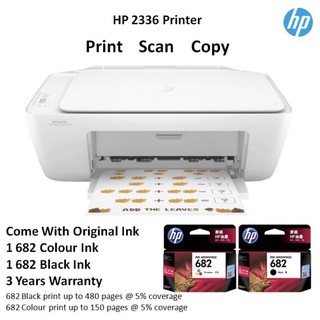 (Ready Stock) HP Deskjet 2336 AIO Printer All In One/ 682 ink black ...