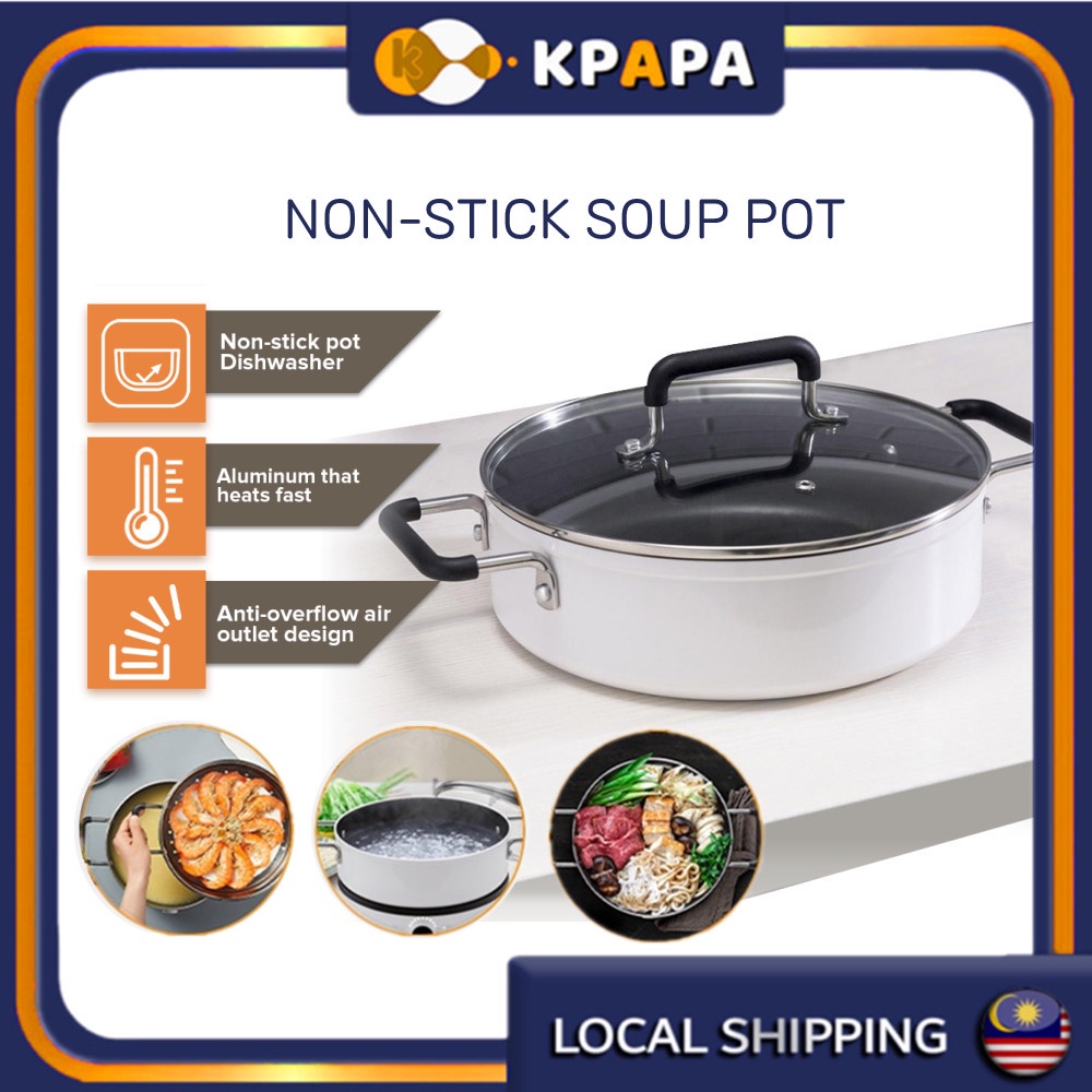 Youpin Mijia Non-stick Stockpot Dishwasher Safe Aluminum Soup Pot (Imported)