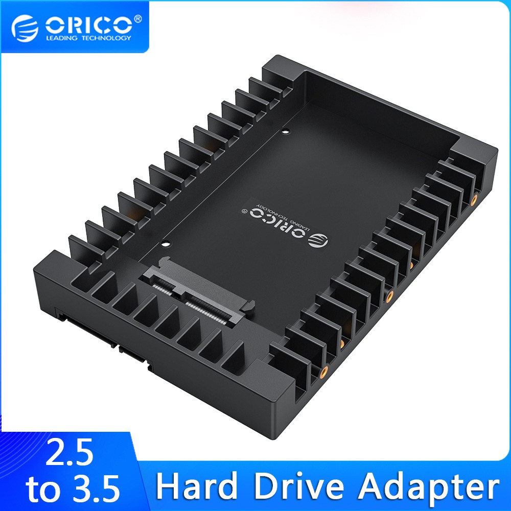 Orico 2 5 To 3 5 Sata Iii Hard Drive Adapter Hdd Ssd Mounting Bracket Tray Shopee Malaysia