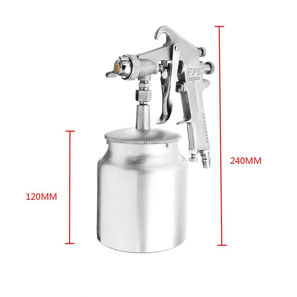 Spray Gun 1.5MM Nozzle 750ml 750cc K3 K2 F-75 F75S Painting Spray Gun ...