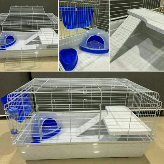 Animal Cage For Small Rabbit Guinea Pig Chinhillas Shopee Malaysia