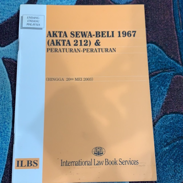 Akta Sewa Beli 1967 Akta 212 Peraturan Peraturan Shopee Malaysia