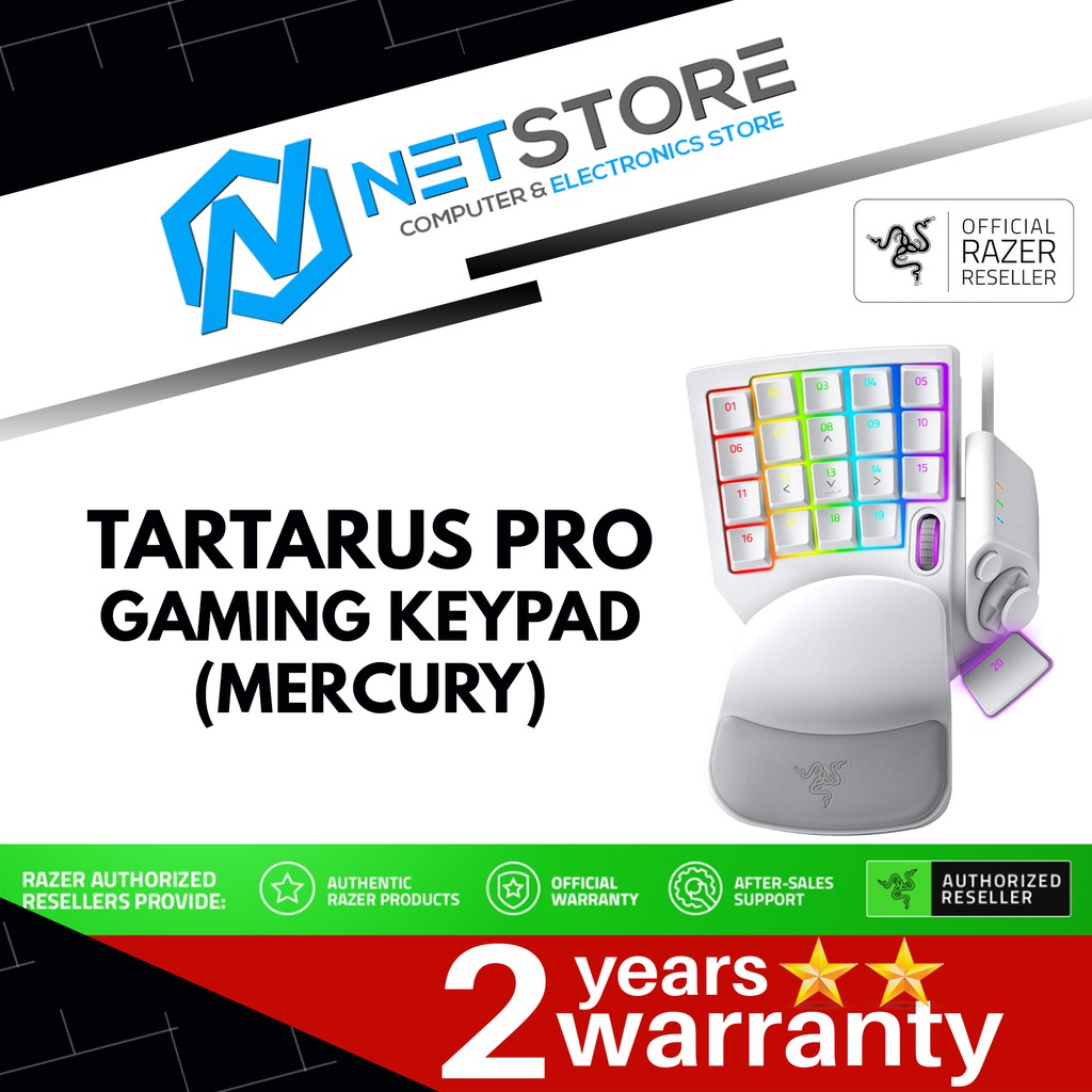 Razer Tartarus Pro Analog Optical Keypad Mercury Rz07 R3m1 Shopee Malaysia