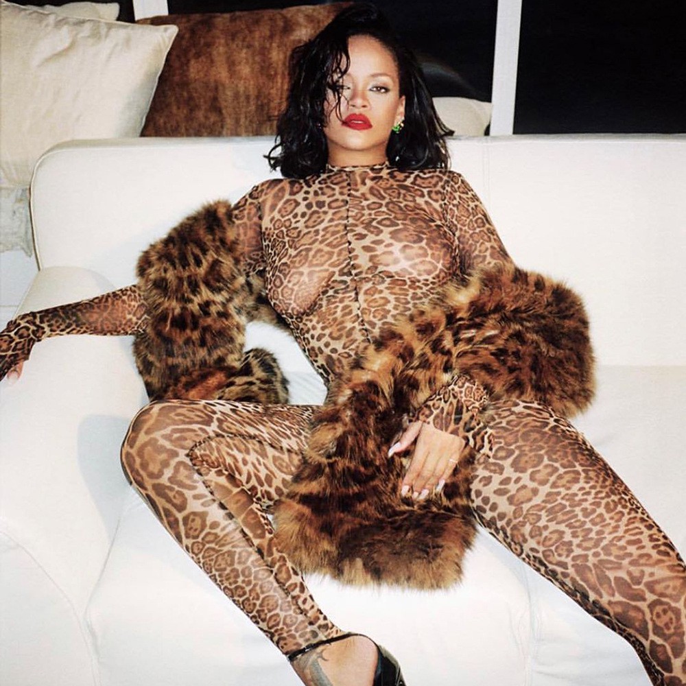 leopard print jumpsuit tight