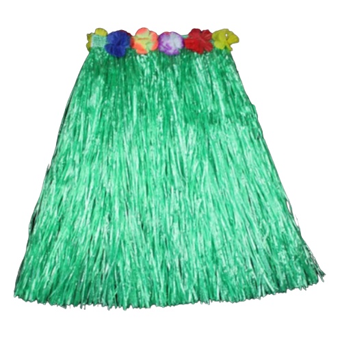 short green hula skirt