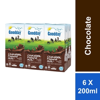 Goodday UHT Chocolate Flavoured Milk 6 x 200ml