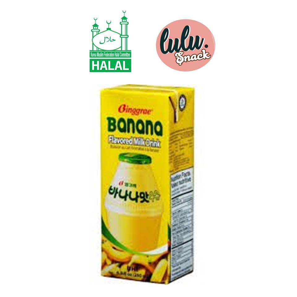 PRE ORDER!!HALAL BINGGRAE BANANA MILK 200ML | Shopee Malaysia