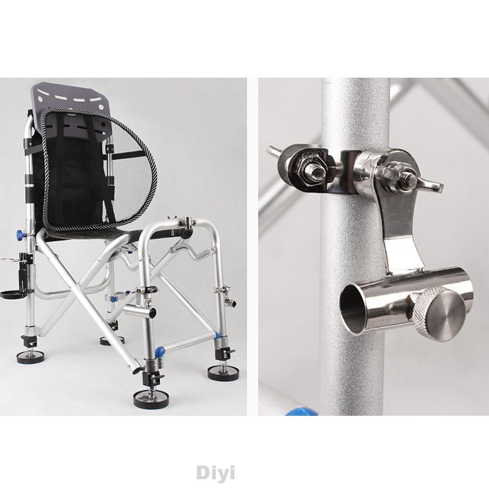 Boat Bracket Clip Rail Fishing Rod Holder Outdoor Stainless Steel Chair Mount Shopee Malaysia