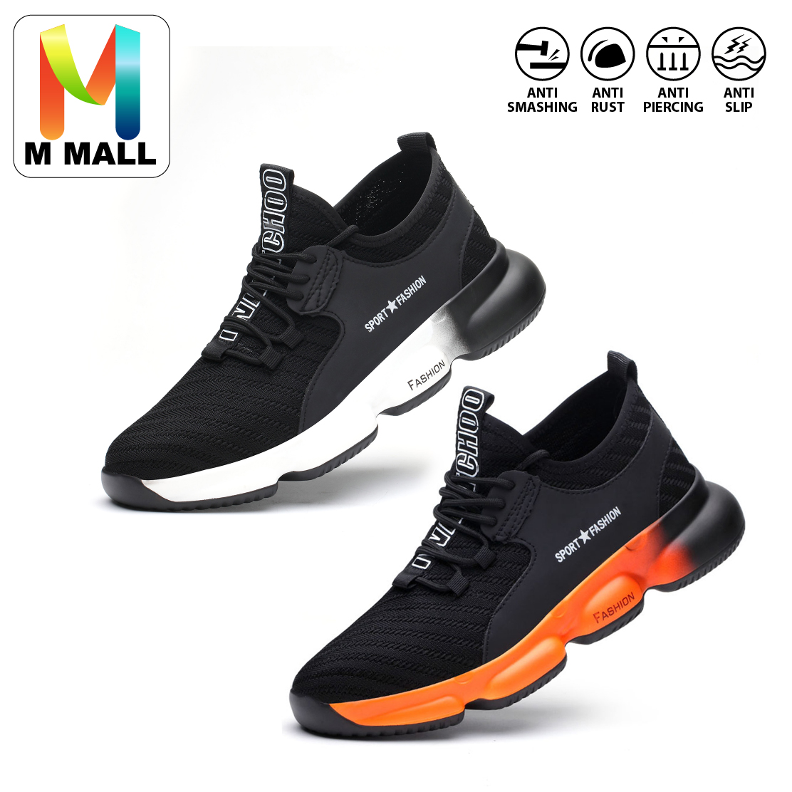 sports steel cap shoes