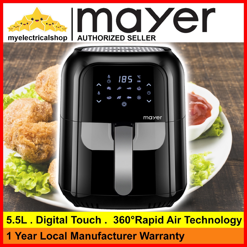 Mayer 5.5L Air Fryer MMAF501D Shopee Malaysia