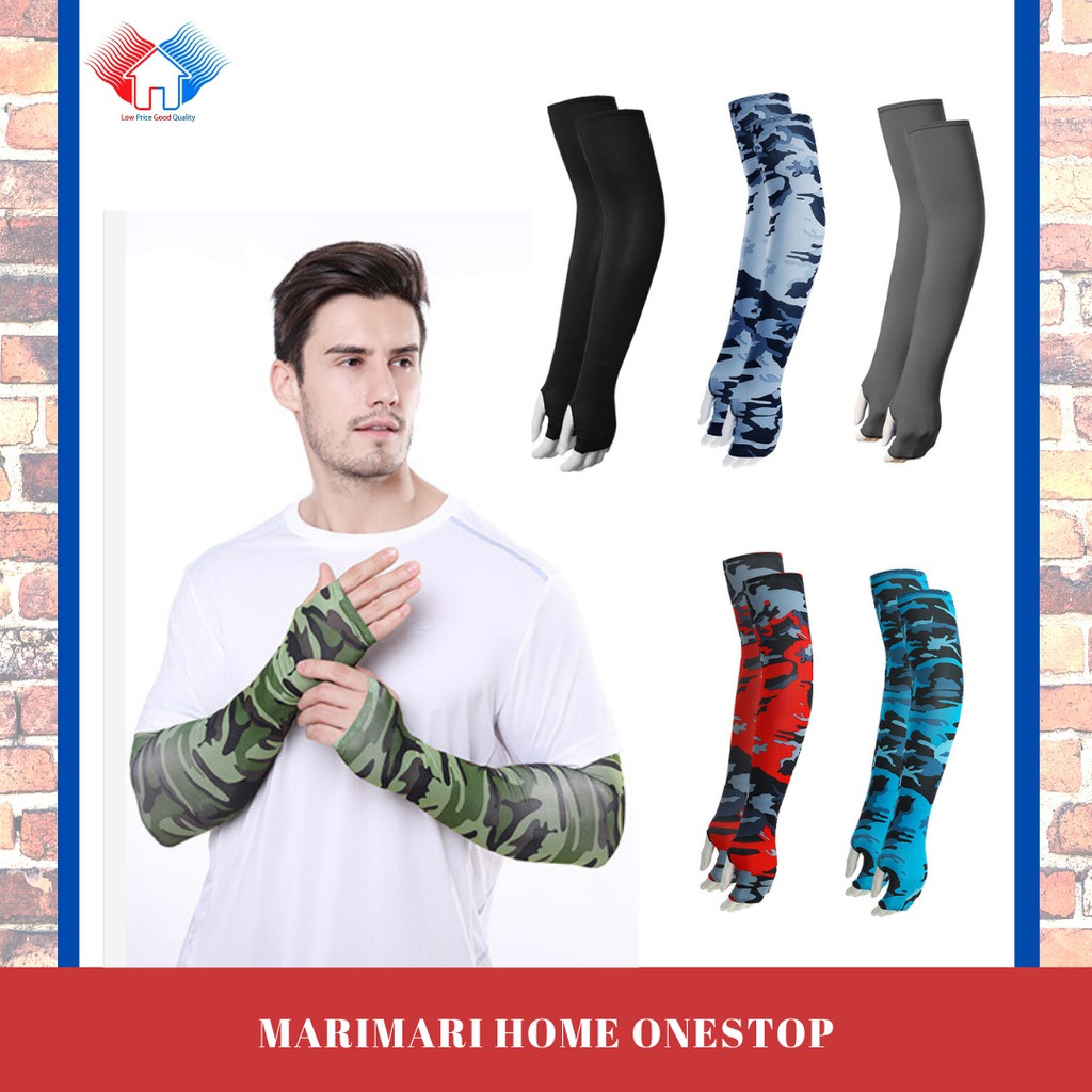 Buy 1 Pair Arm Sleeves Hand Socks Uv Protect Motor Sarung Lengan Perlindungan Lelaki Wanita Motorcycle Bike Arm Sleeve Cover Seetracker Malaysia