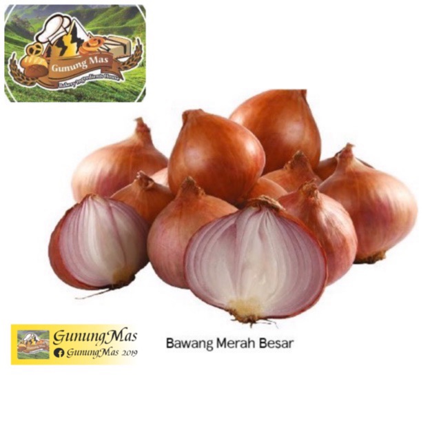 Bawang Besar Merah 1KG  Shopee Malaysia