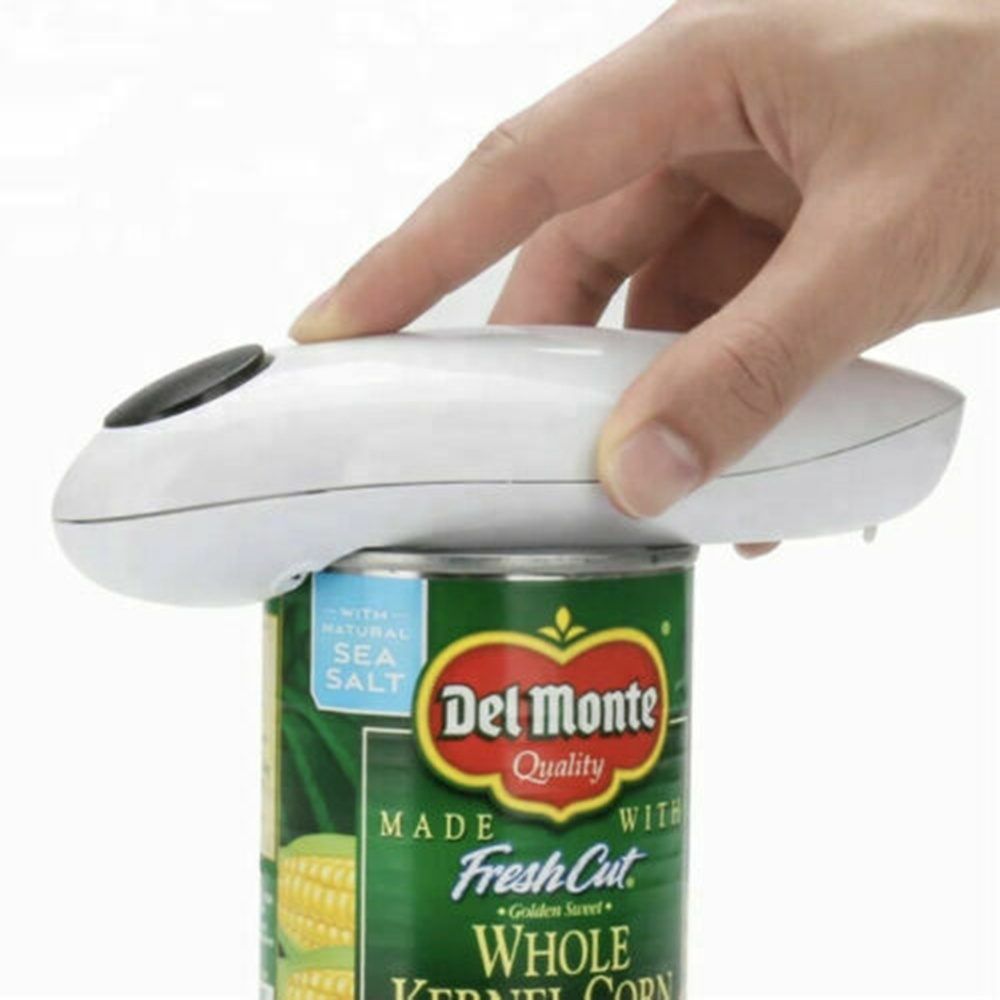 Professional Electric Tin Can Opener Automatic One Touch Battery Operated UK