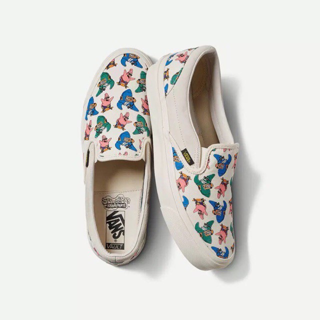 og classic slip on lx spongebob