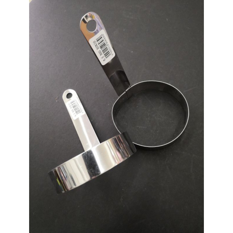 Ready Stock New 煎蛋神器8 5cmstainless Steel Egg Ring Benjo Bunjo Tempat Telur Burger Roti Jala
