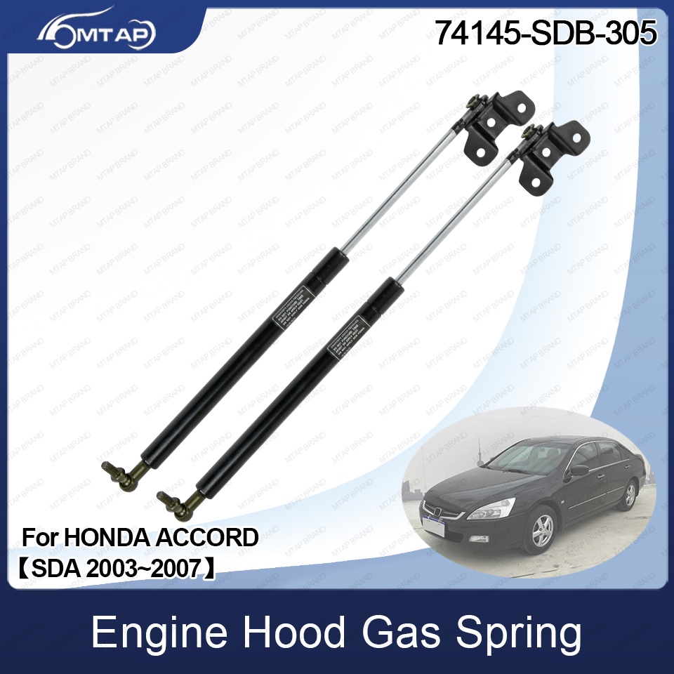 MTAP Engine Hood Stay Supportor Gas Spring For HONDA ACCORD SDA 2003 2004  2005 2006 2007 CM4 CM5 CM6 Hood Damper Gas Spring