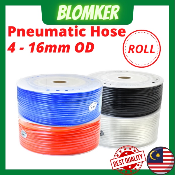 Roll PU Tubing Pneumatic Pipe Air Compressor Tube OD Diameter 4mm 6mm ...