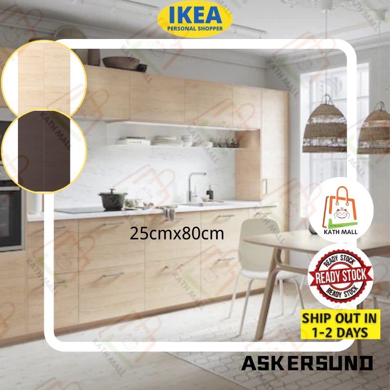 Ikea Askersund 2 P Door F Corner Base Cabinet Set 25x80 Cm I 2 Unit Pt Utk Set Kab Dasar P Juru Shopee Malaysia