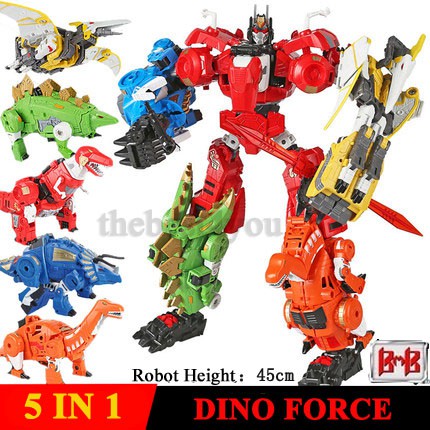 BMB Transformer 5in1 DINO FORCE Robot 