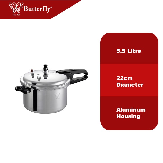 Butterfly 5.5L Pressure Cooker - BPC-22A