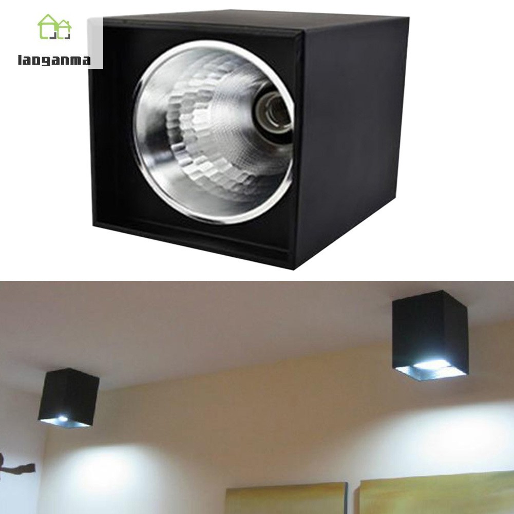 4 Inch No Anti Fog Surface Mounted Downlights Square Led Downlights Clothing Exhibition Decor Lighting Ceiling Downlight