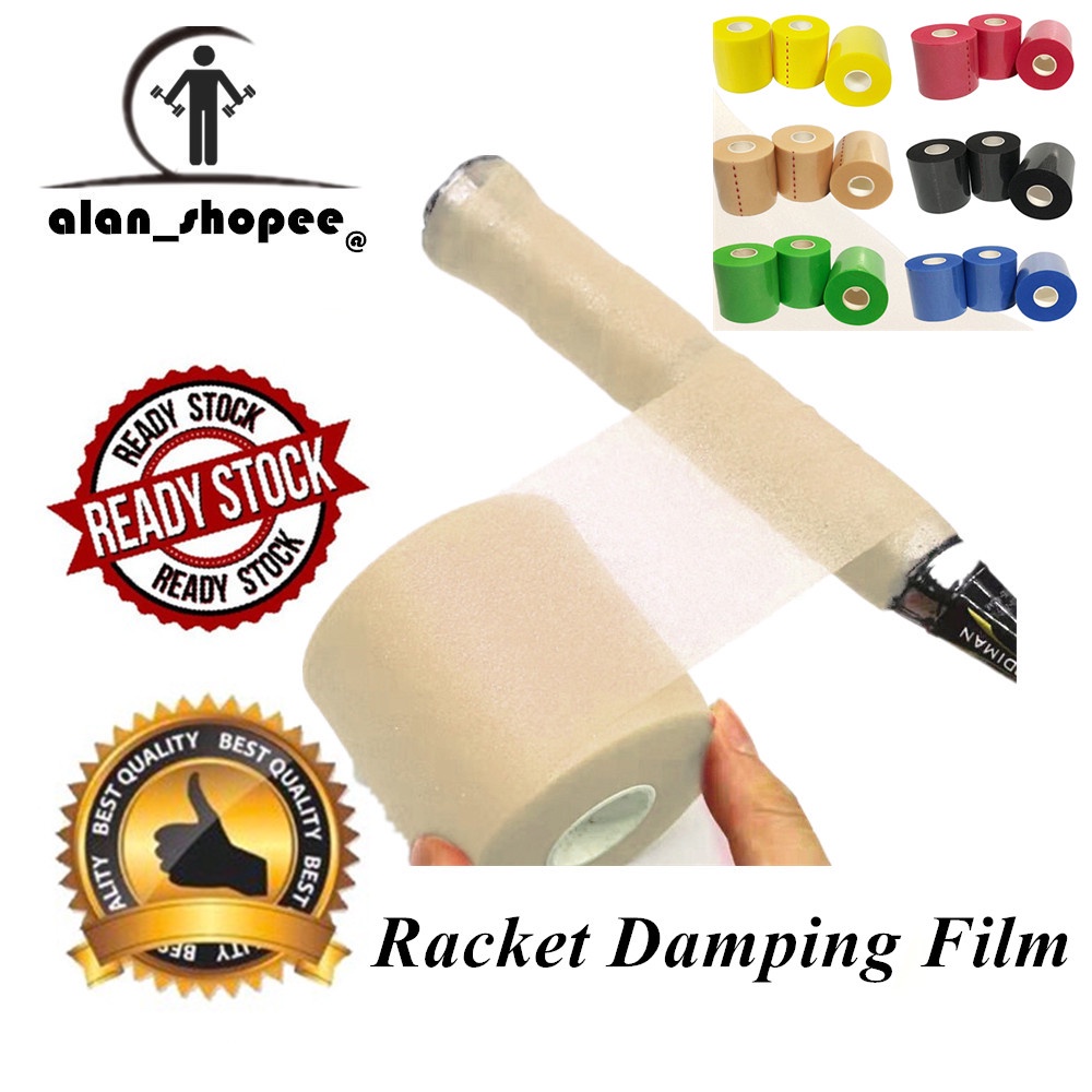 Racquet Grip Cushion Wrap Damping Membrane Badminton Tennis PU Sponge