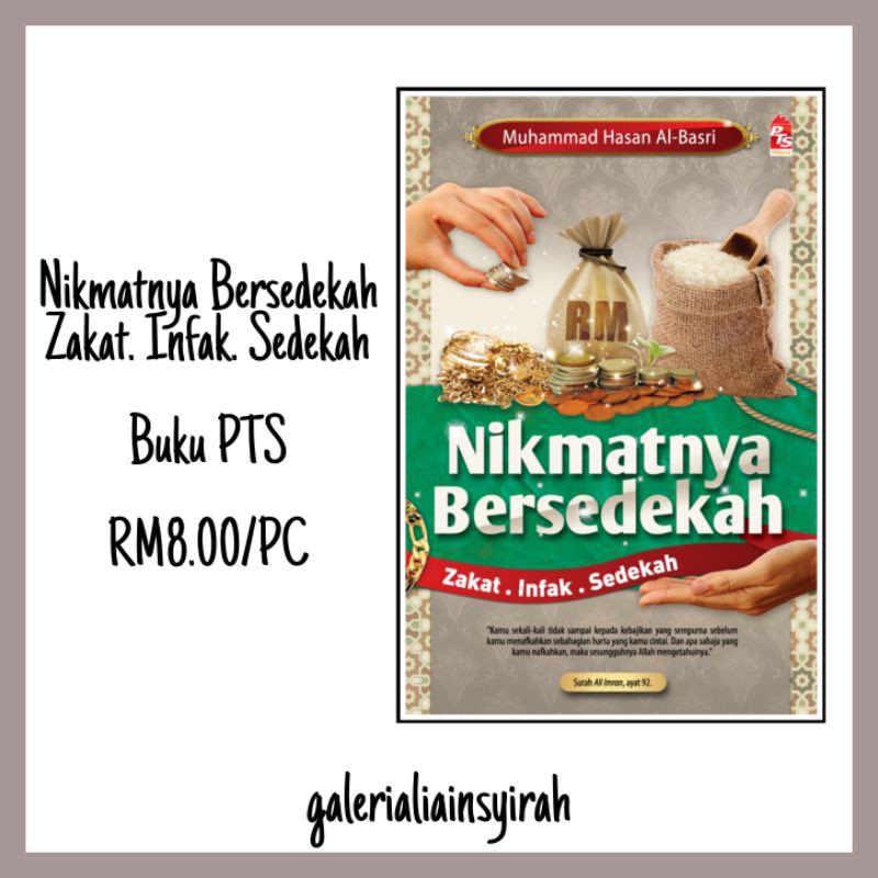 Nikmatnya Bersedekah Zakat Infak Sedekah Buku Agama Pts Books Shopee Malaysia