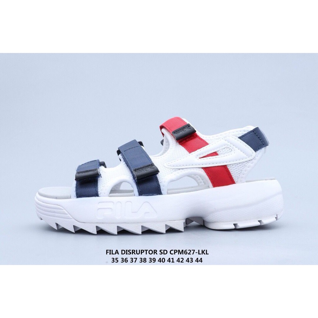 fila disruptor red and blue