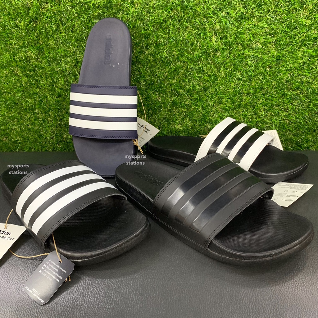 adidas Mens Adilette Comfort Slides Sandals | Slippers(GZ5891, GZ5892 ...