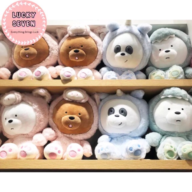 we bare bears stuffed toy shopee