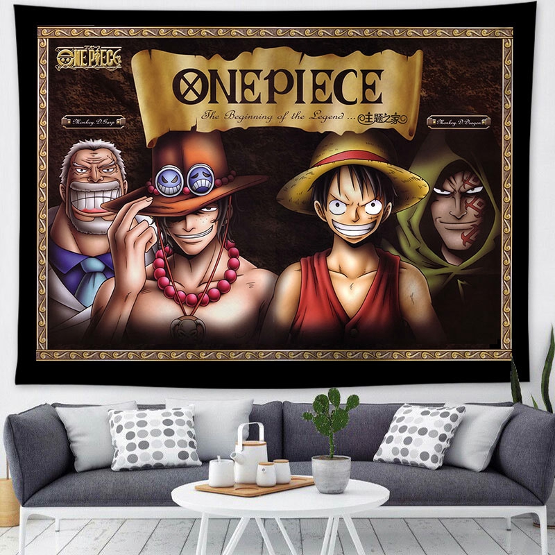 One Piece Background Cloth Decorative Cartoon Anime 海贼王挂布背景布 装饰卡通动漫宿舍布置网红卧室背景布墙画布 Shopee Malaysia