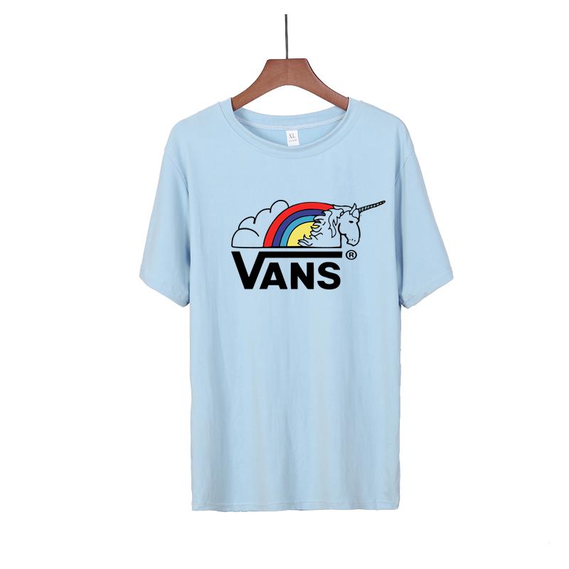 rainbow vans t shirt