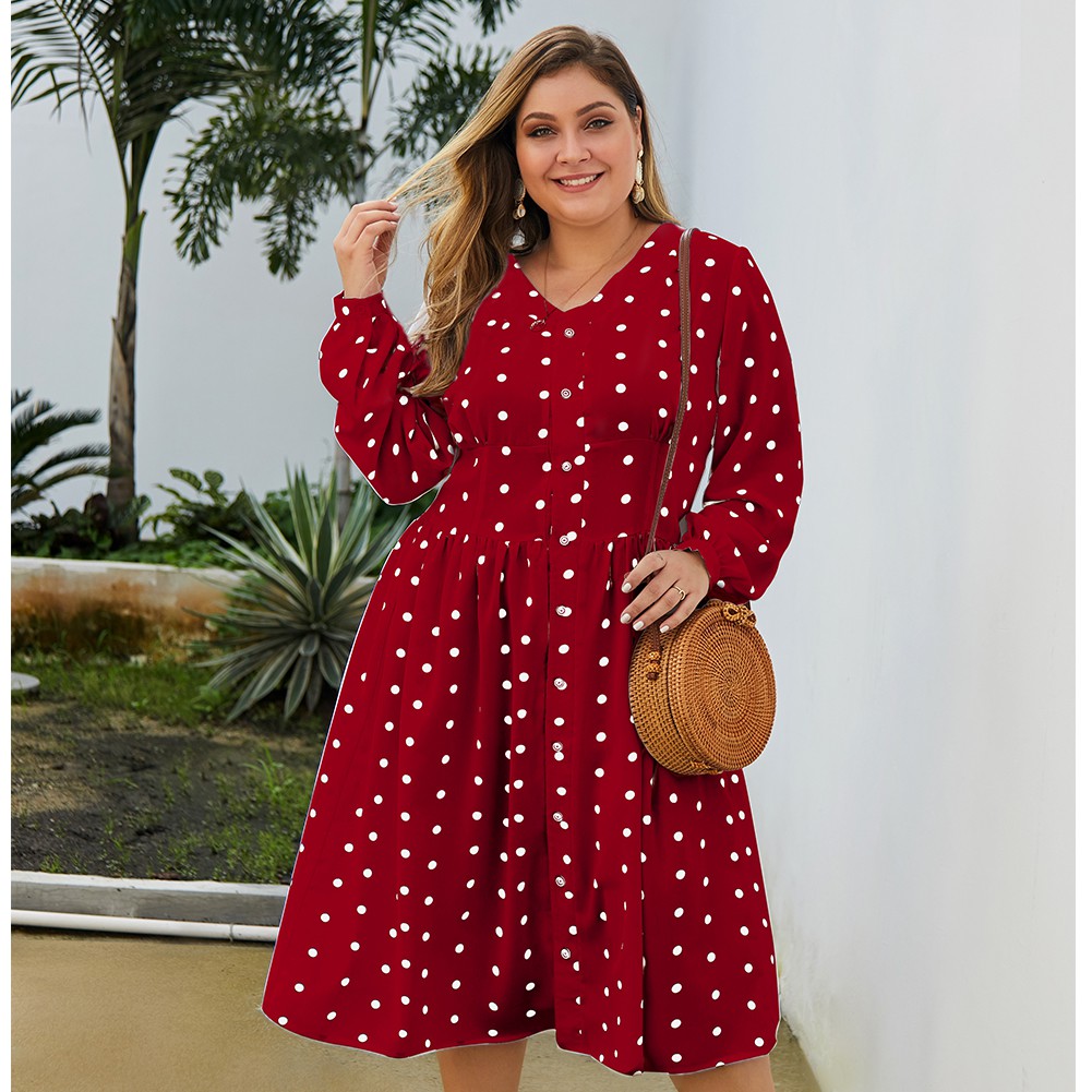 dots dresses womens