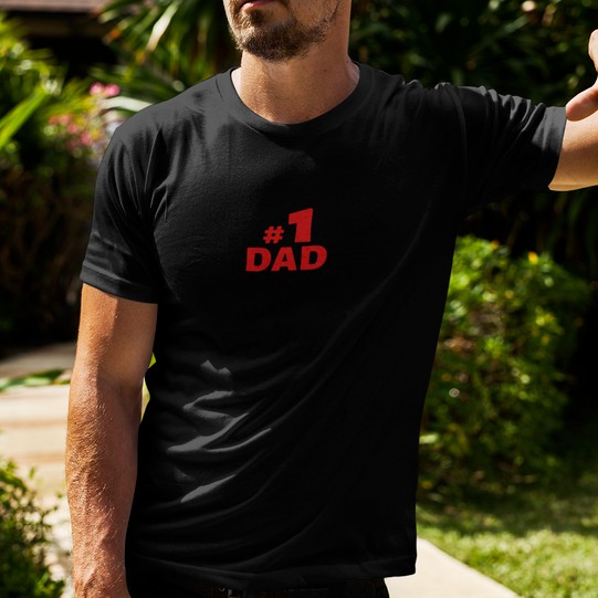 T Shirt Men Customized Baju T Shirt Lelaki Viral Funny Cool T Shirt #1 Dad