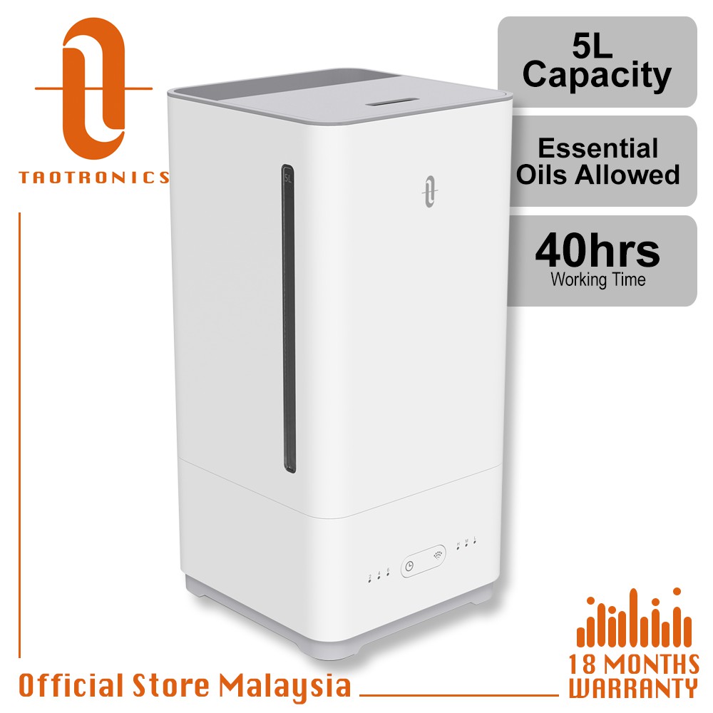 Taotronics AH014 Aromatherapy Oil Humidifier Extra Large 5L 30W Air