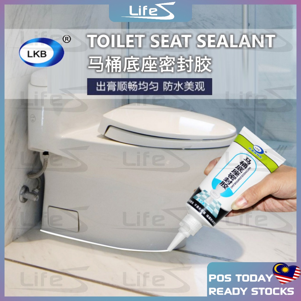 LKB Seal Gaps Toilet Seat Sealant Floor Tile Toilet Bowl Gap Jointing