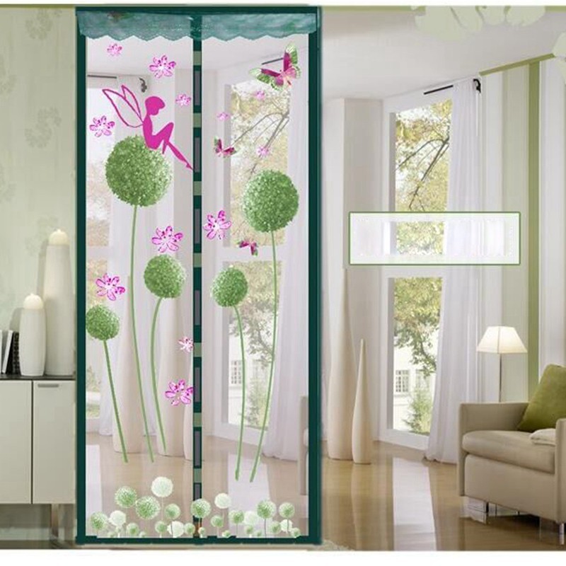 Diy Magnetic Mosquito Net Screen Door Mesh Screen Curtain Door